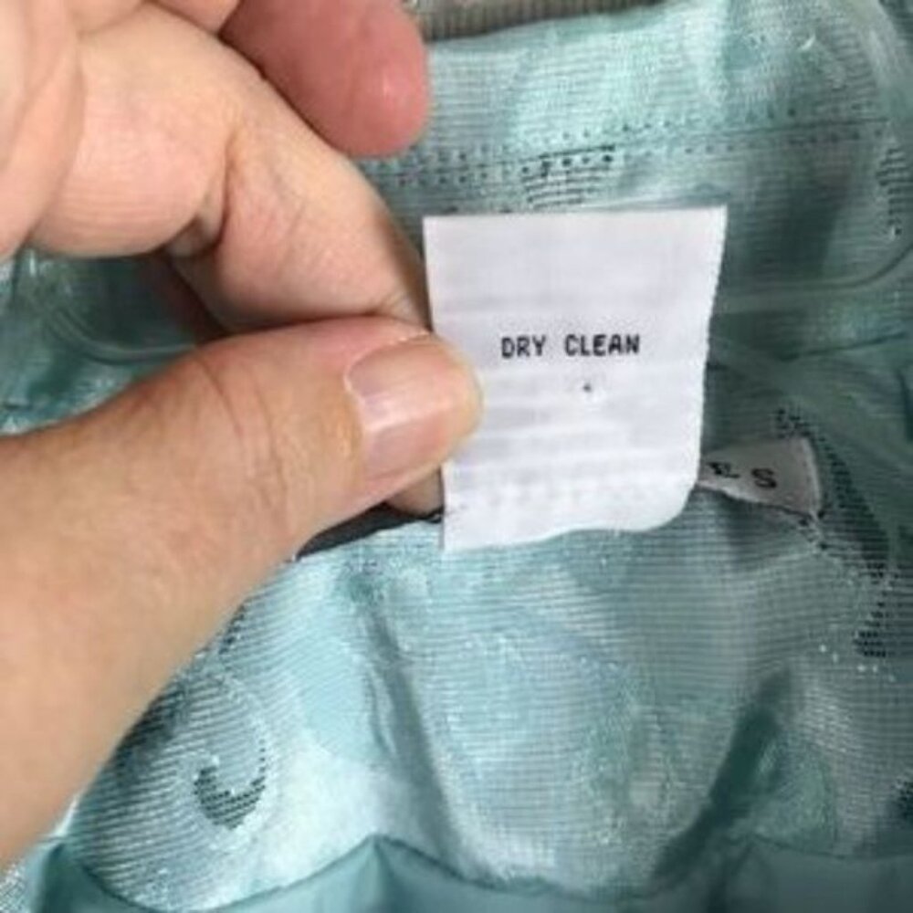 Versailles Aqua Brocade Jacket Size 6 NWT - Picture 5 of 6